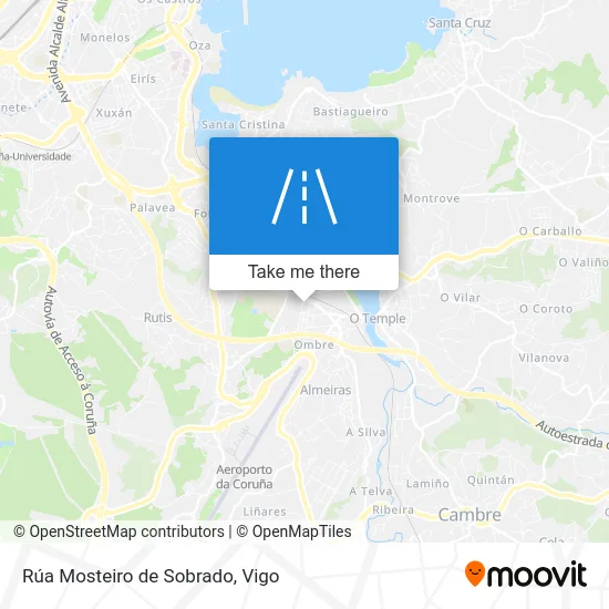 Rúa Mosteiro de Sobrado map