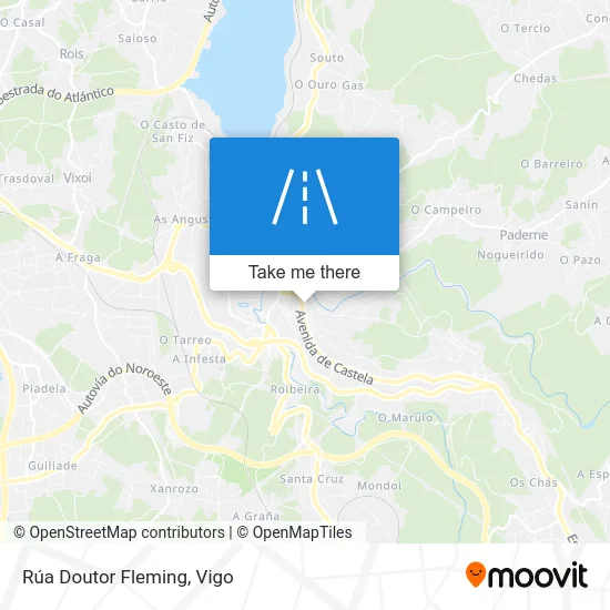 Rúa Doutor Fleming map