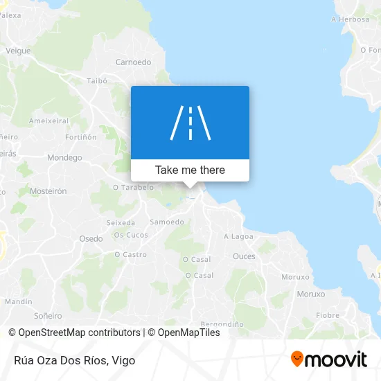 Rúa Oza Dos Ríos map