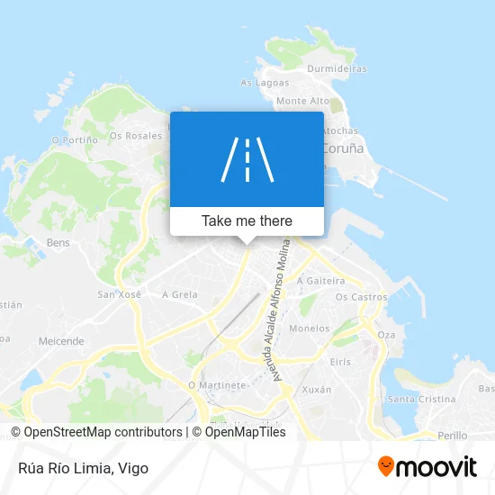 Rúa Río Limia map