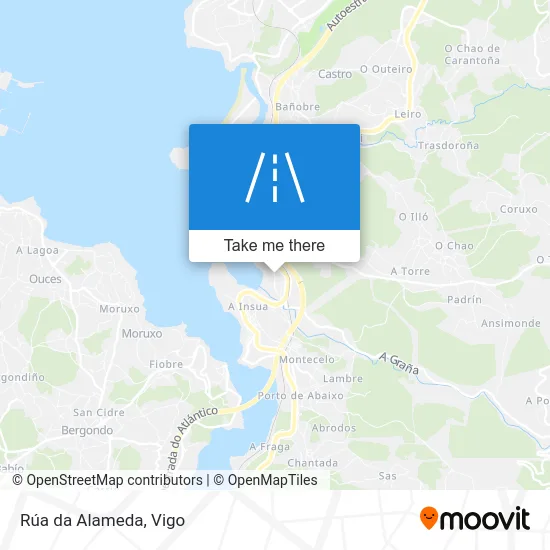 Rúa da Alameda map