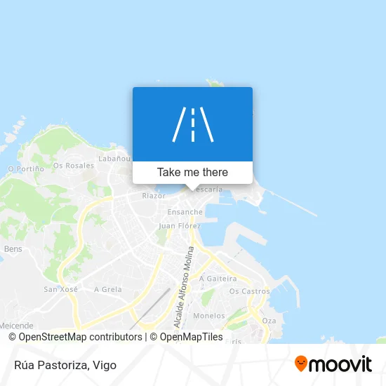 Rúa Pastoriza map