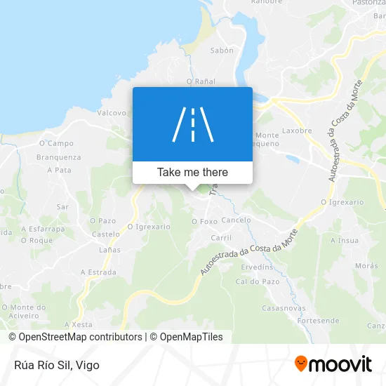 Rúa Río Sil map