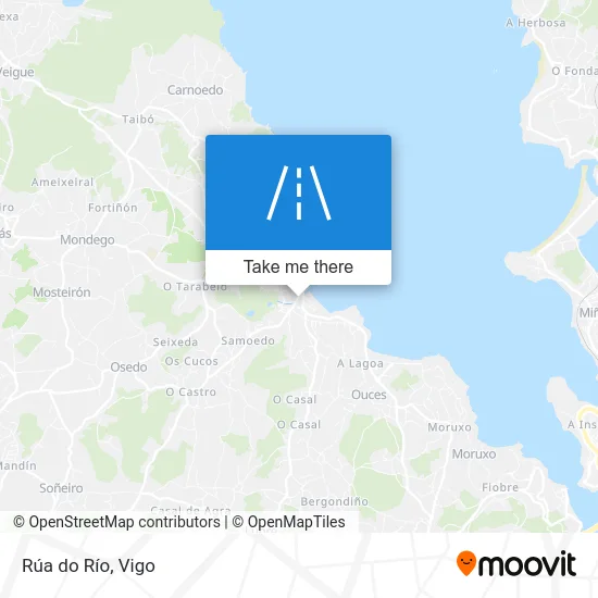Rúa do Río map