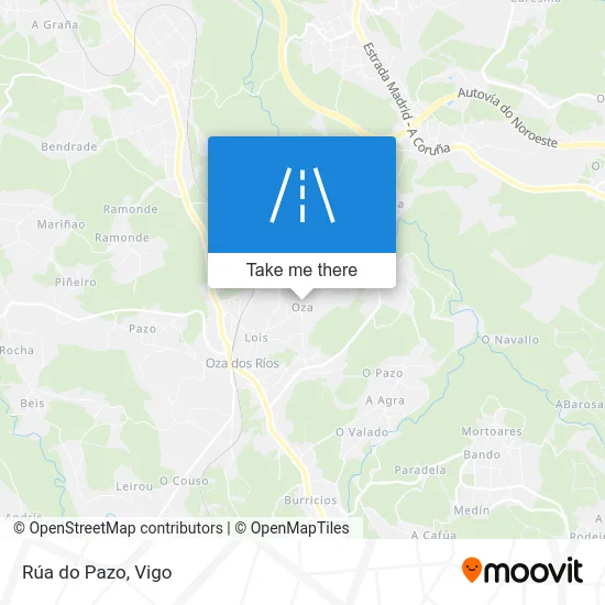 Rúa do Pazo map