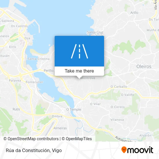 Rúa da Constitución map