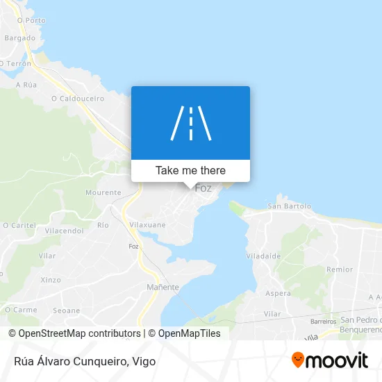 Rúa Álvaro Cunqueiro map