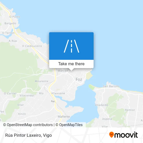 Rúa Pintor Laxeiro map