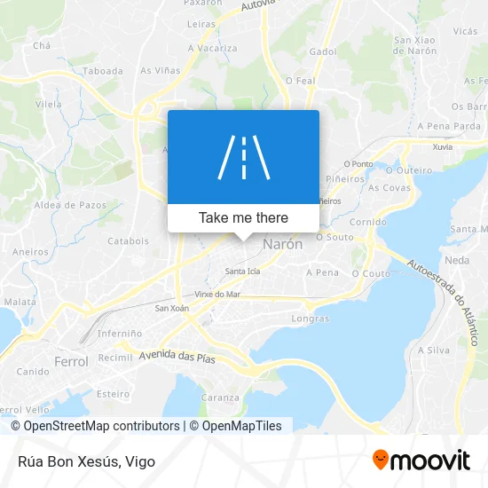 Rúa Bon Xesús map