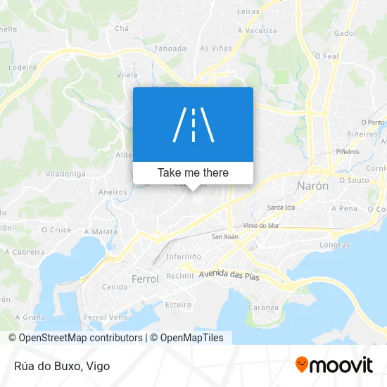 Rúa do Buxo map