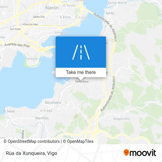 Rúa da Xunqueira map