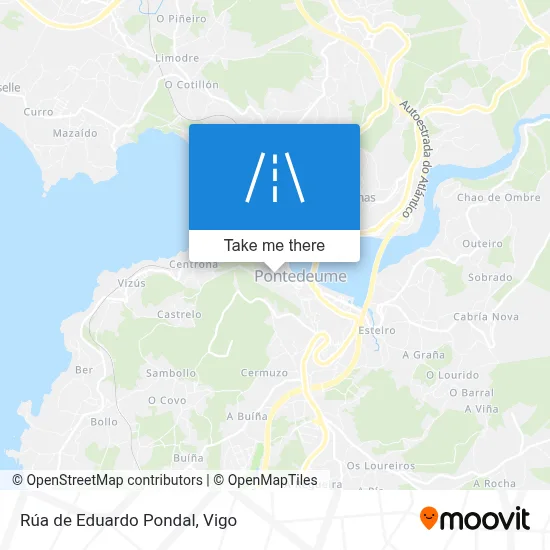 Rúa de Eduardo Pondal map