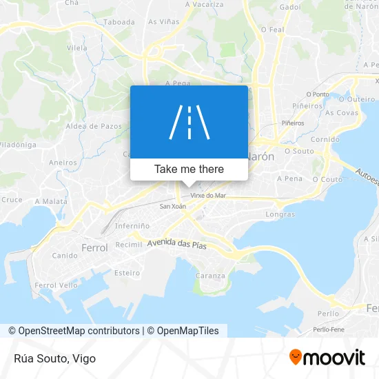 Rúa Souto map