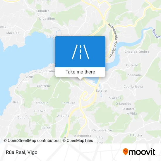 Rúa Real map