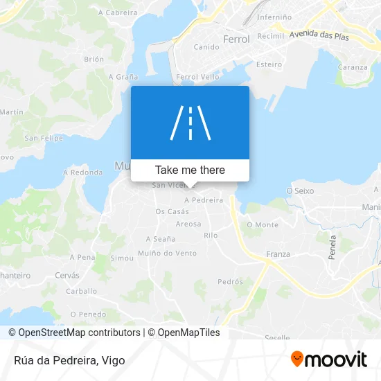 Rúa da Pedreira map