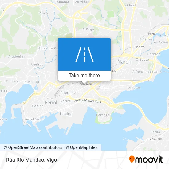 Rúa Río Mandeo map