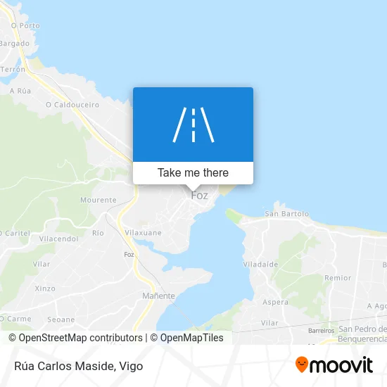 Rúa Carlos Maside map