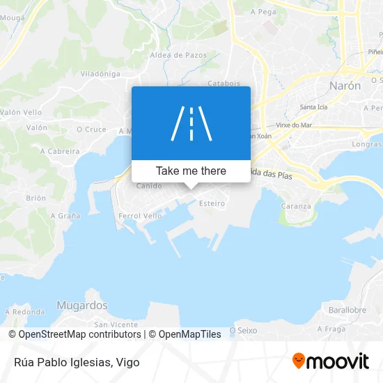 Rúa Pablo Iglesias map