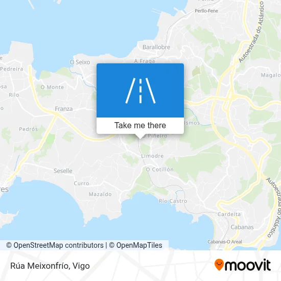 Rúa Meixonfrío map