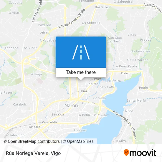 Rúa Noriega Varela map
