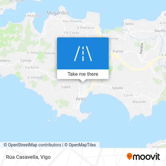 Rúa Casavella map