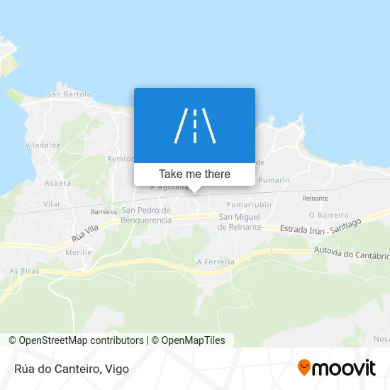 Rúa do Canteiro map