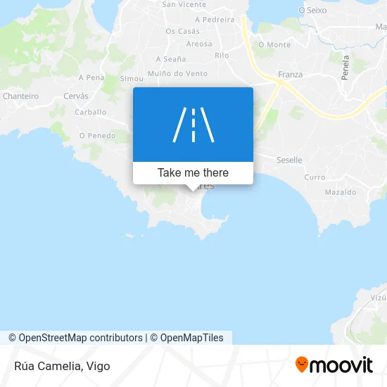 Rúa Camelia map