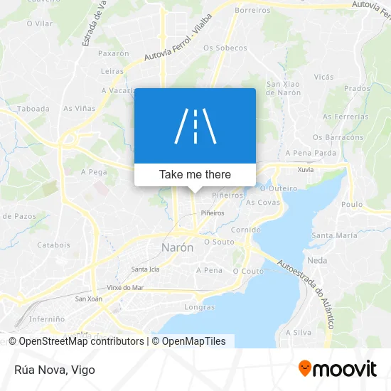 Rúa Nova map