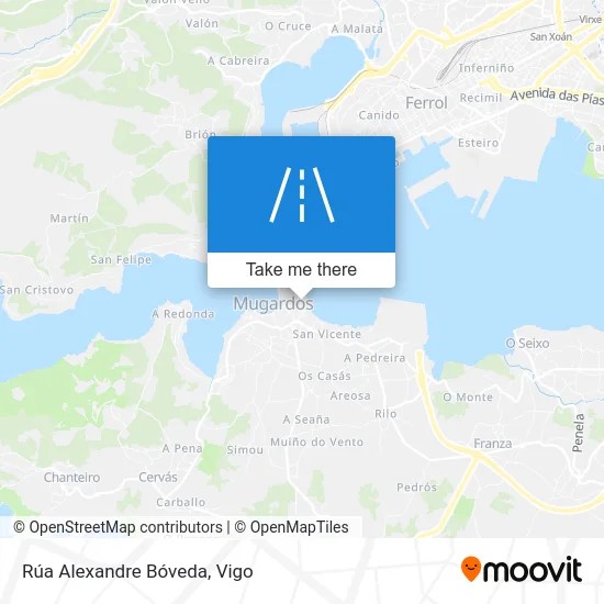 Rúa Alexandre Bóveda map