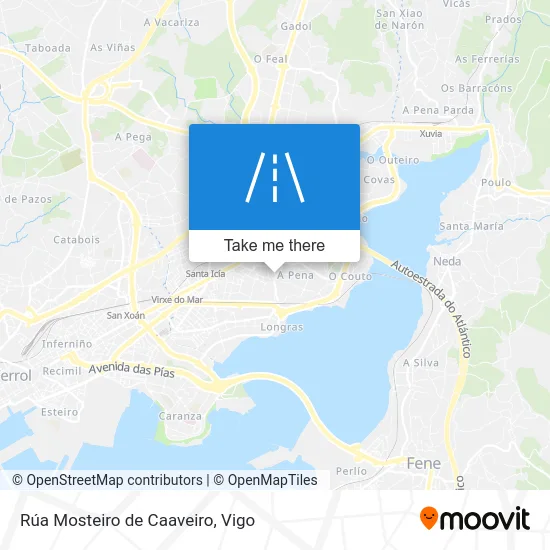 Rúa Mosteiro de Caaveiro map
