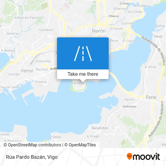 Rúa Pardo Bazán map