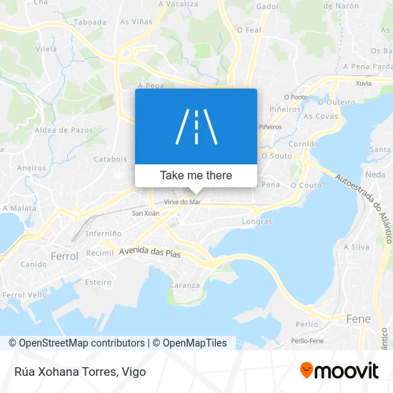 Rúa Xohana Torres map