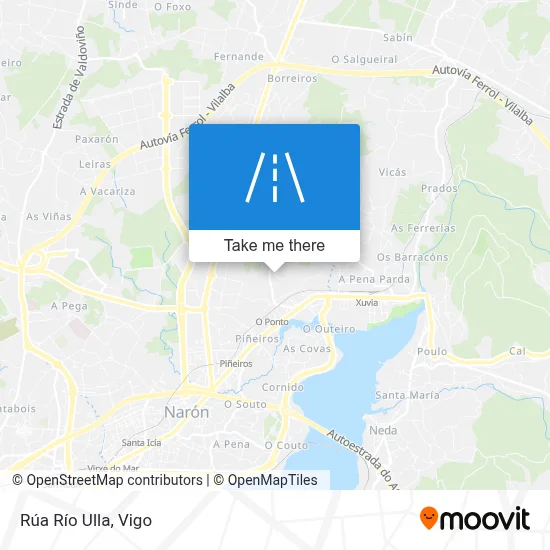 Rúa Río Ulla map
