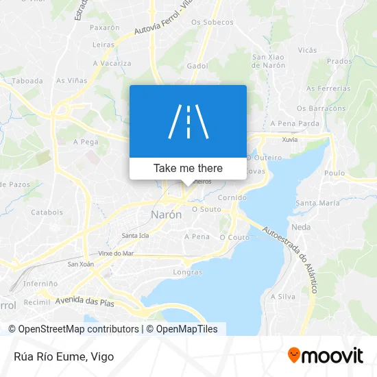 Rúa Río Eume map