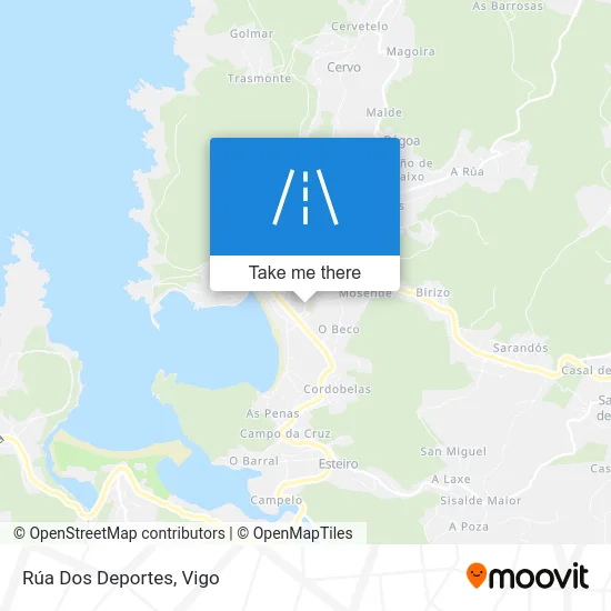 Rúa Dos Deportes map