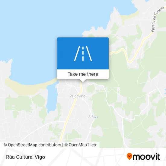 Rúa Cultura map