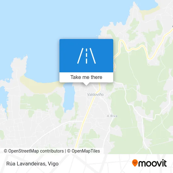 Rúa Lavandeiras map