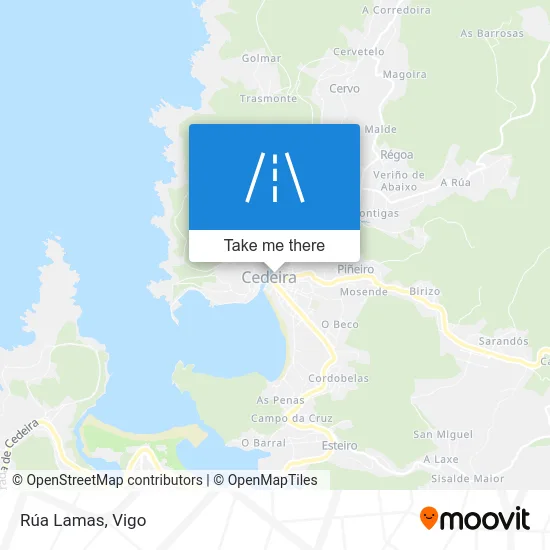 Rúa Lamas map