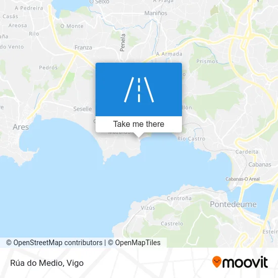 Rúa do Medio map