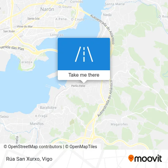 Rúa San Xurxo map