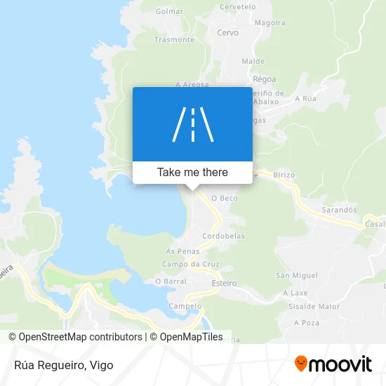 Rúa Regueiro map