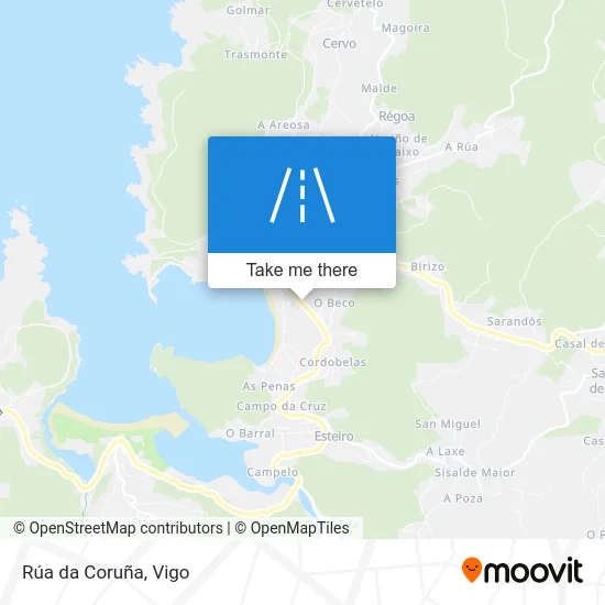 Rúa da Coruña map