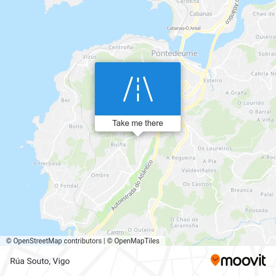 Rúa Souto map