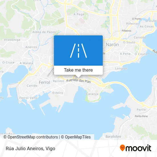 Rúa Julio Aneiros map