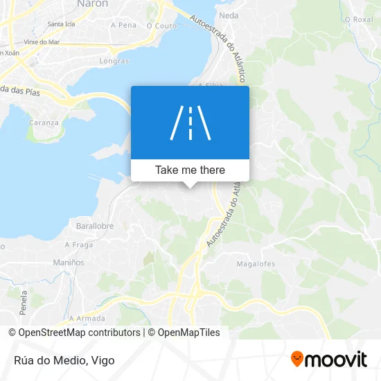 Rúa do Medio map