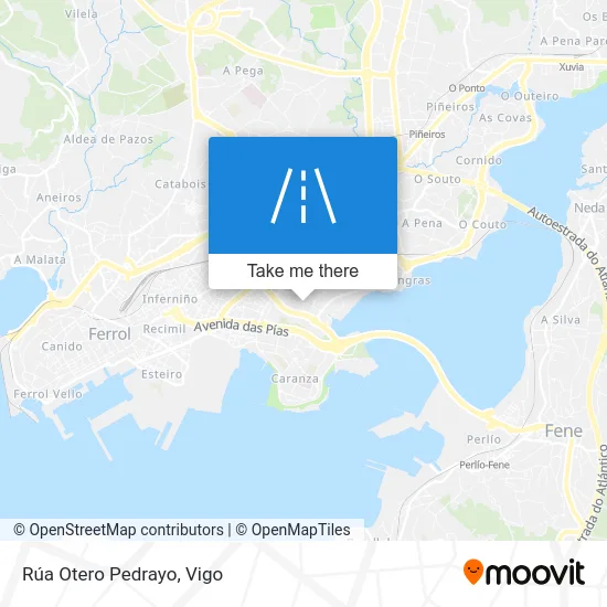 Rúa Otero Pedrayo map