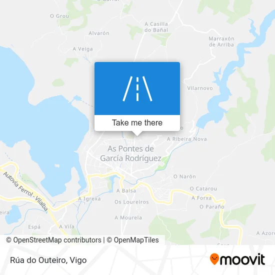 Rúa do Outeiro map