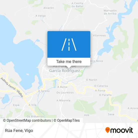 Rúa Fene map