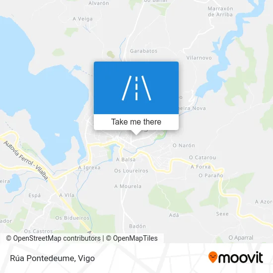 Rúa Pontedeume map