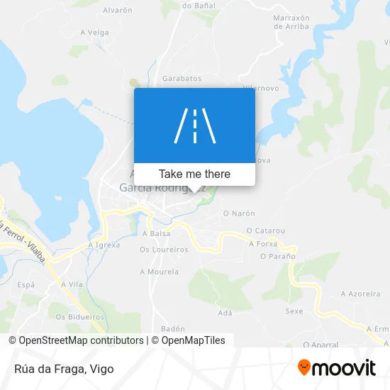 Rúa da Fraga map